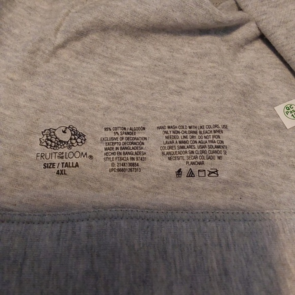 NWT-Fruit Of The Loom Women's 4XL Grey‎ Wirefree Back Smoothing Bralette - Picture 10 of 10